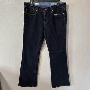 Gap‎ 1969 Women's Size 12/31R Sexy Boot Cut Blue Denim Jeans Dark Wash 5 Pocket